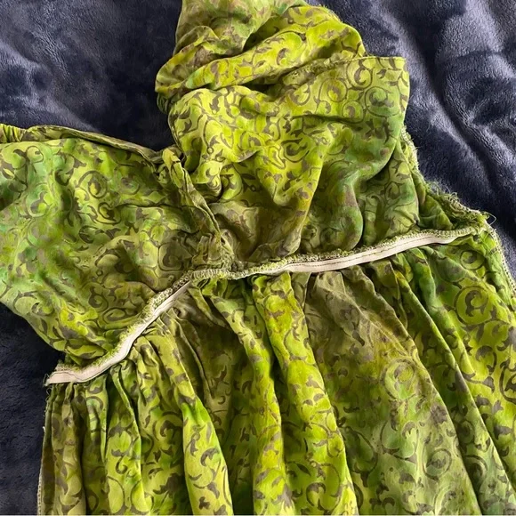 Green boho fairy princess dress - Picture 12 of 14